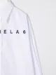 Maison Margiela logo-print shirt dress