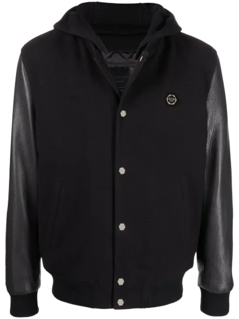Philipp Plein long-sleeve bomber jacket