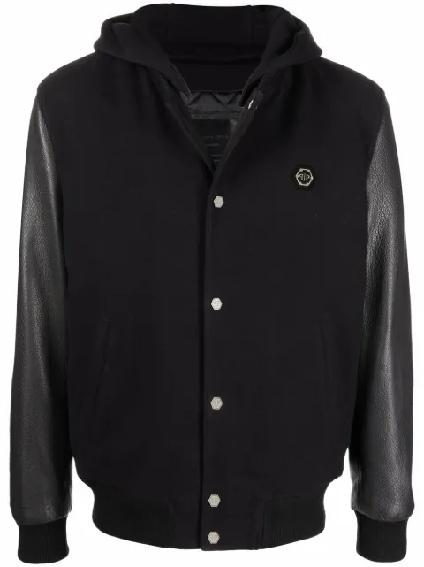 Philipp Plein long-sleeve bomber jacket