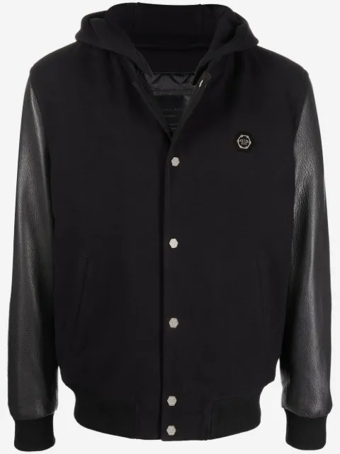 Philipp Plein long-sleeve bomber jacket