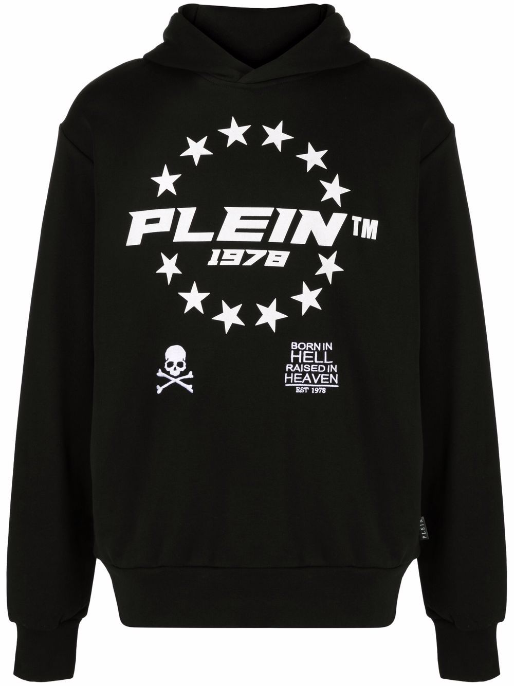 logo-print pullover hoodie