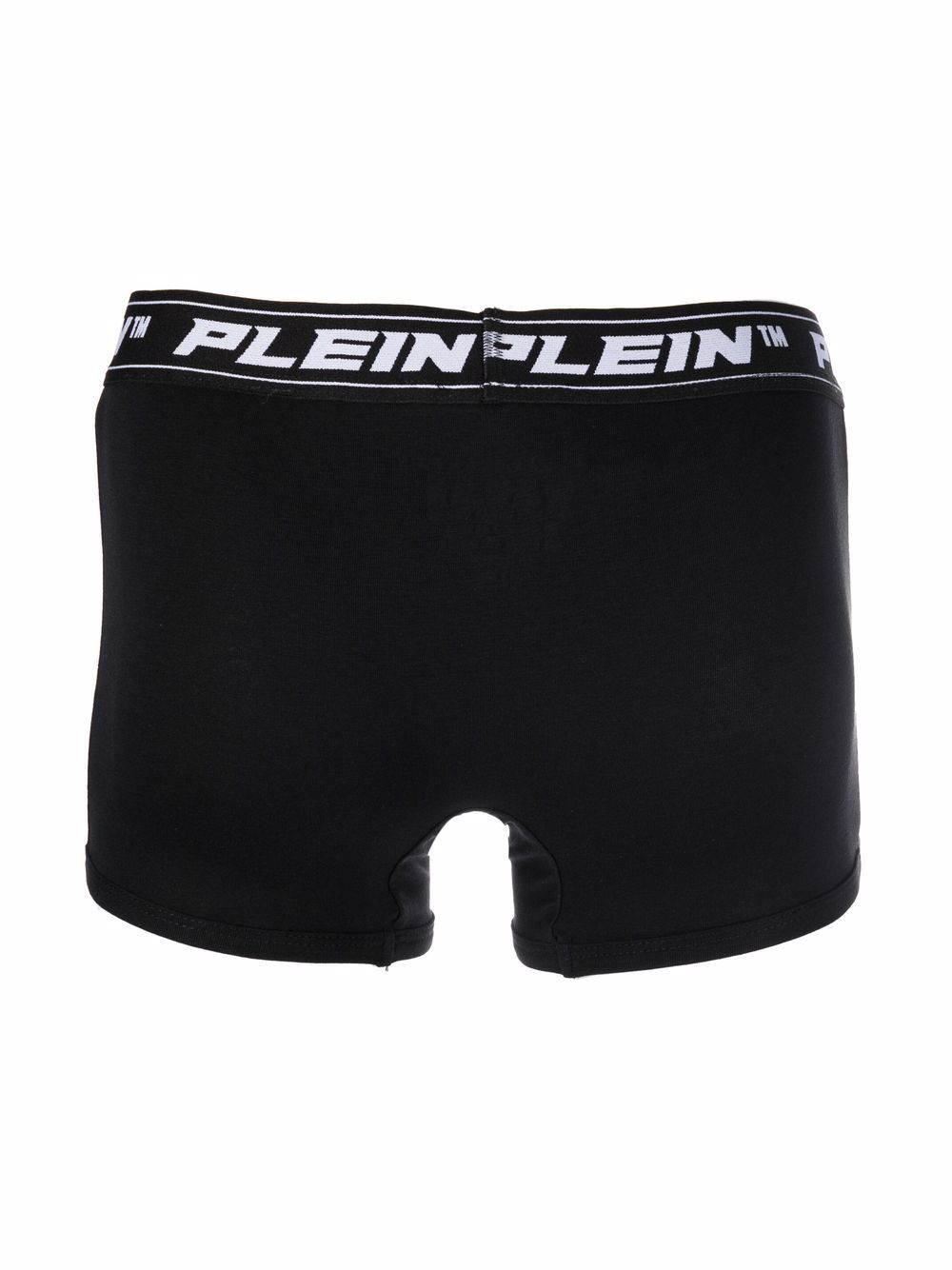 Shop Philipp Plein Logo Waistband Boxers (pack Of 3) In Black
