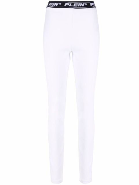 Philipp Plein logo-waistband leggings Women