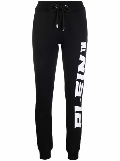 Philipp Plein logo-print cotton joggers