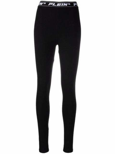 Philipp Plein logo-waistband leggings Women