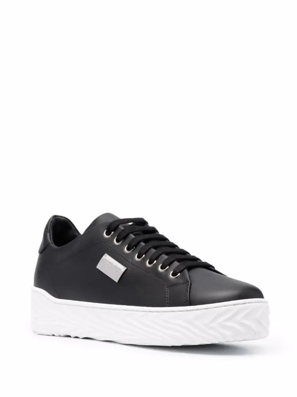 Philipp Plein logo-plaque Low-top Trainers - Black