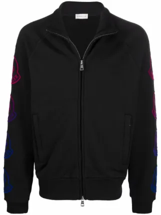 モンクレール ジップアップ ポロシャツ ブラック 新品】モンクレール ジップアップポロシャツ 黒 Moncler