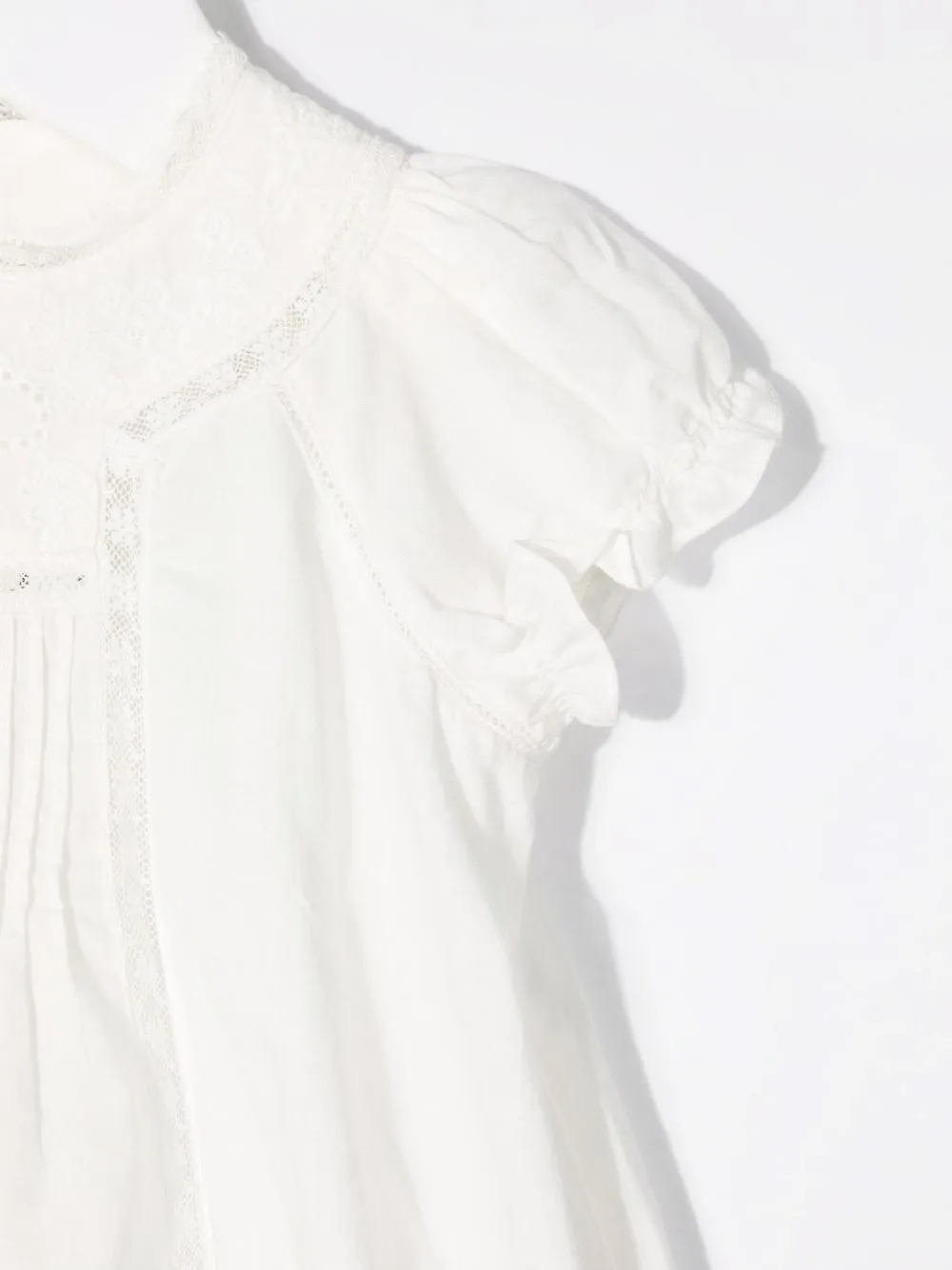 Embroidered Cotton Romper