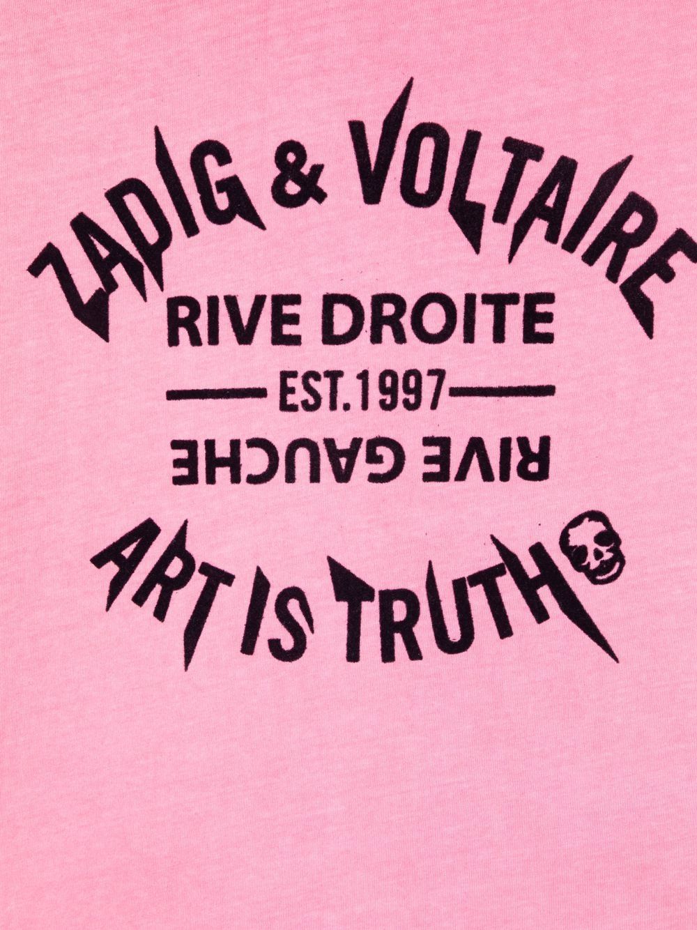 фото Zadig & voltaire kids футболка с надписью