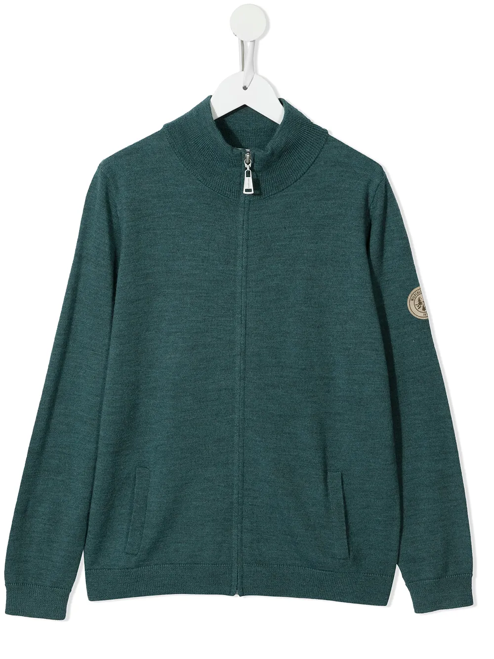 

Bonpoint zip-up wool jacket - Green