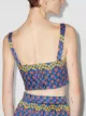 Borgo De Nor Didi floral-print crop top