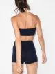 Reformation Paradiso knitted bra and shorts set