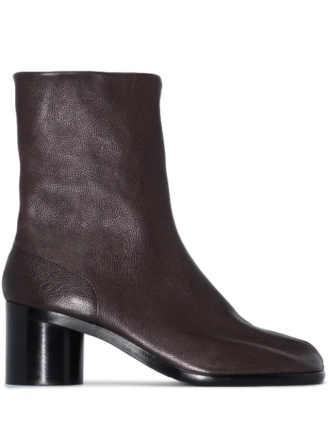 Maison Margiela بوت كاحل بتصميم تابي وكعب 70 ملم