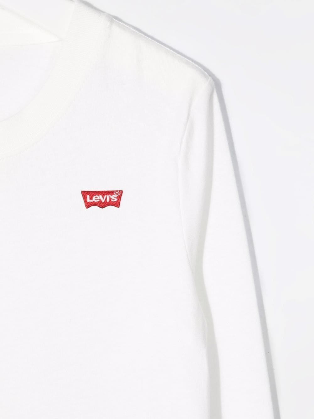 Shop Levi's Logo-print Cotton T-shirt In White