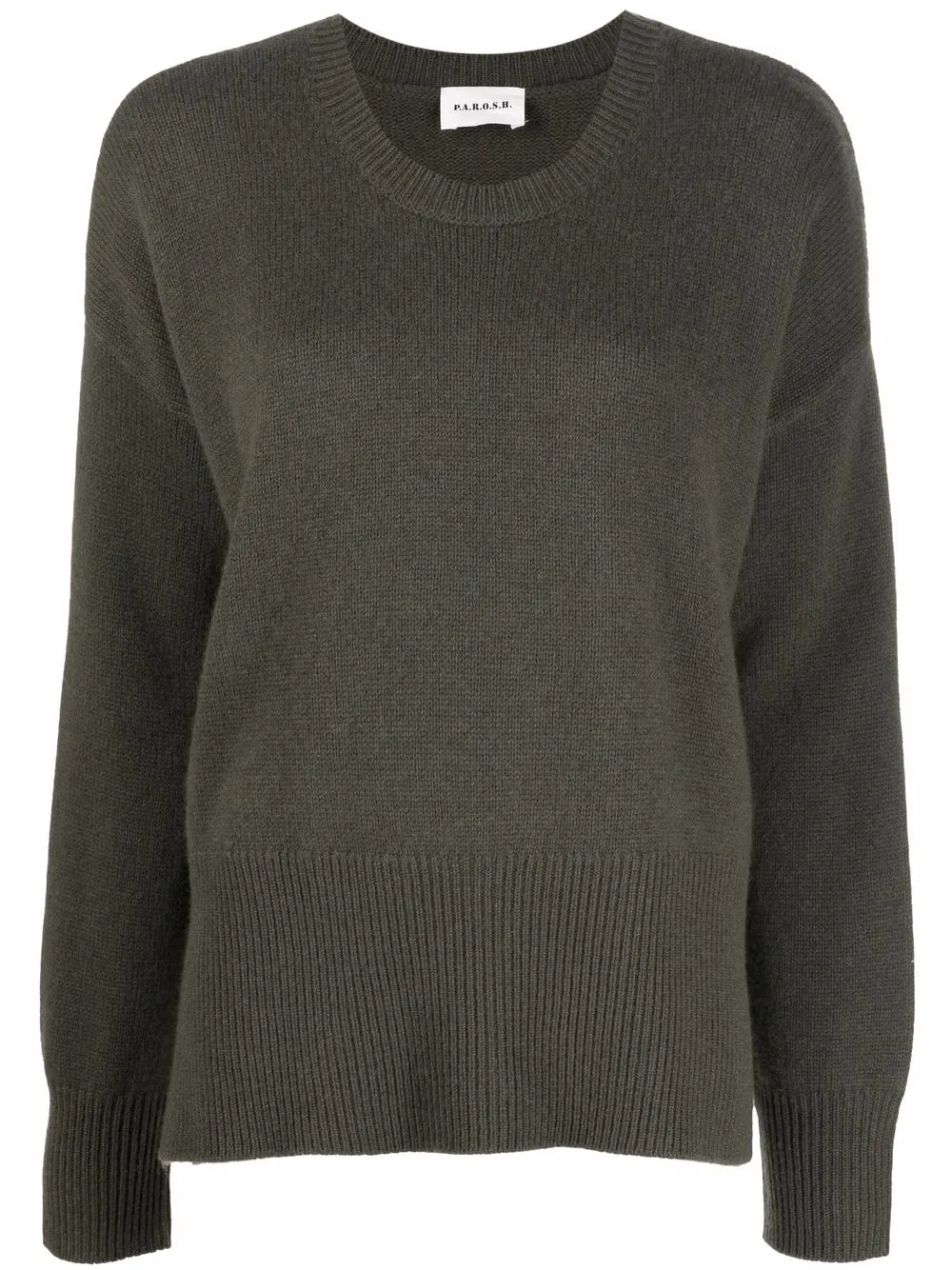 

P.A.R.O.S.H. Liked slouchy wool-cashmere jumper - Green