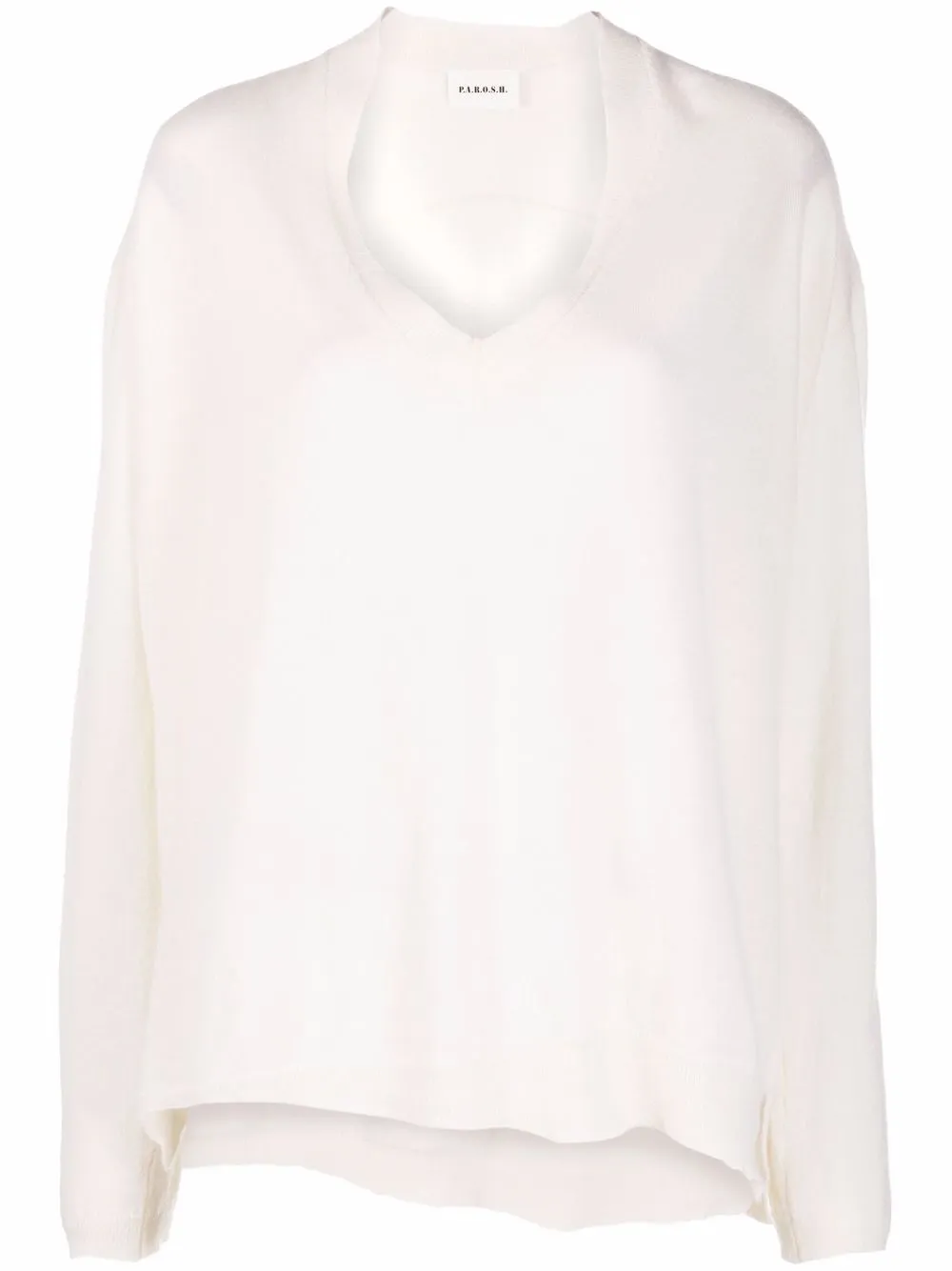 

P.A.R.O.S.H. V-neck knit jumper - Neutrals
