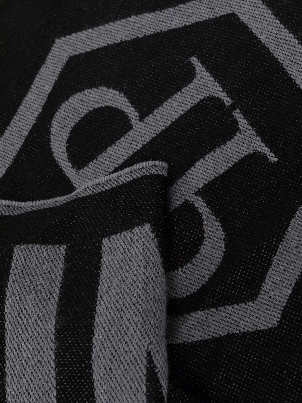 Philipp Plein Wollen sjaal Zwart