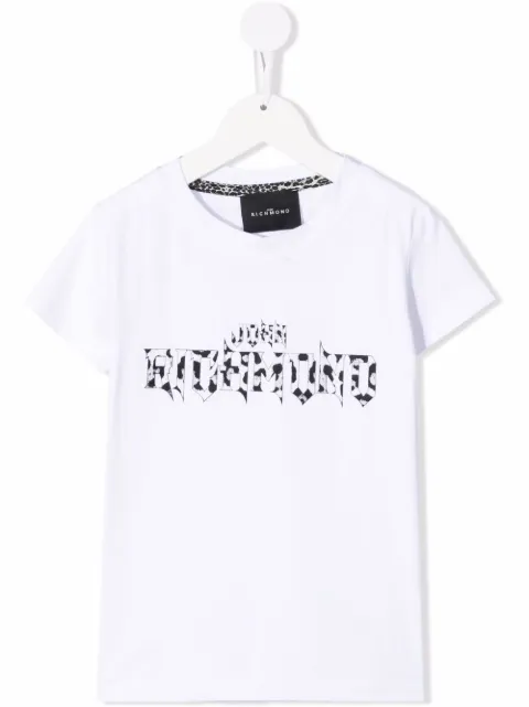 John Richmond Junior logo-print cotton T-shirt