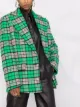 The Attico manteau oversize à carreaux