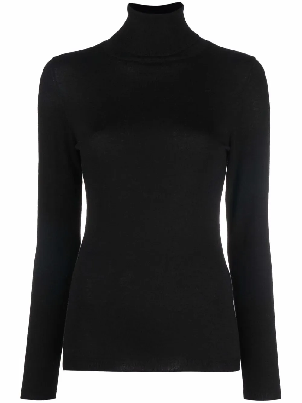 Wild Cashmere Greta roll-neck silk-blend jumper – Black