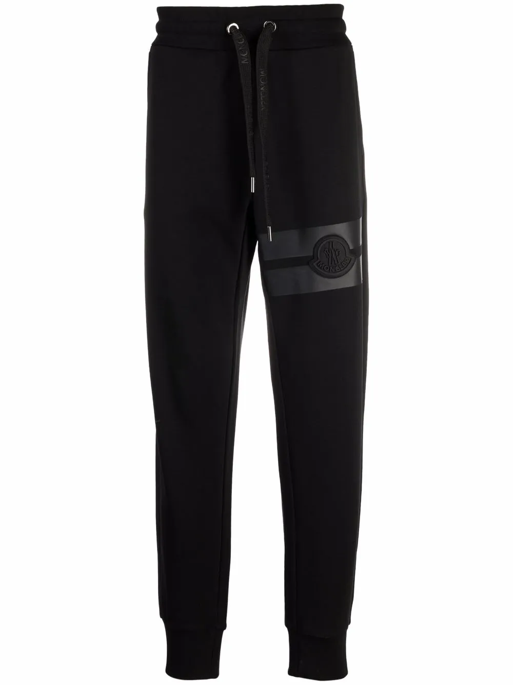 

Moncler tapered track pants - Black