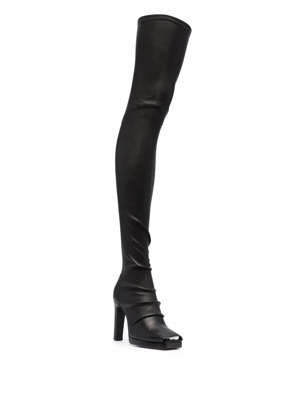 фото Rick owens ботфорты с квадратным носком