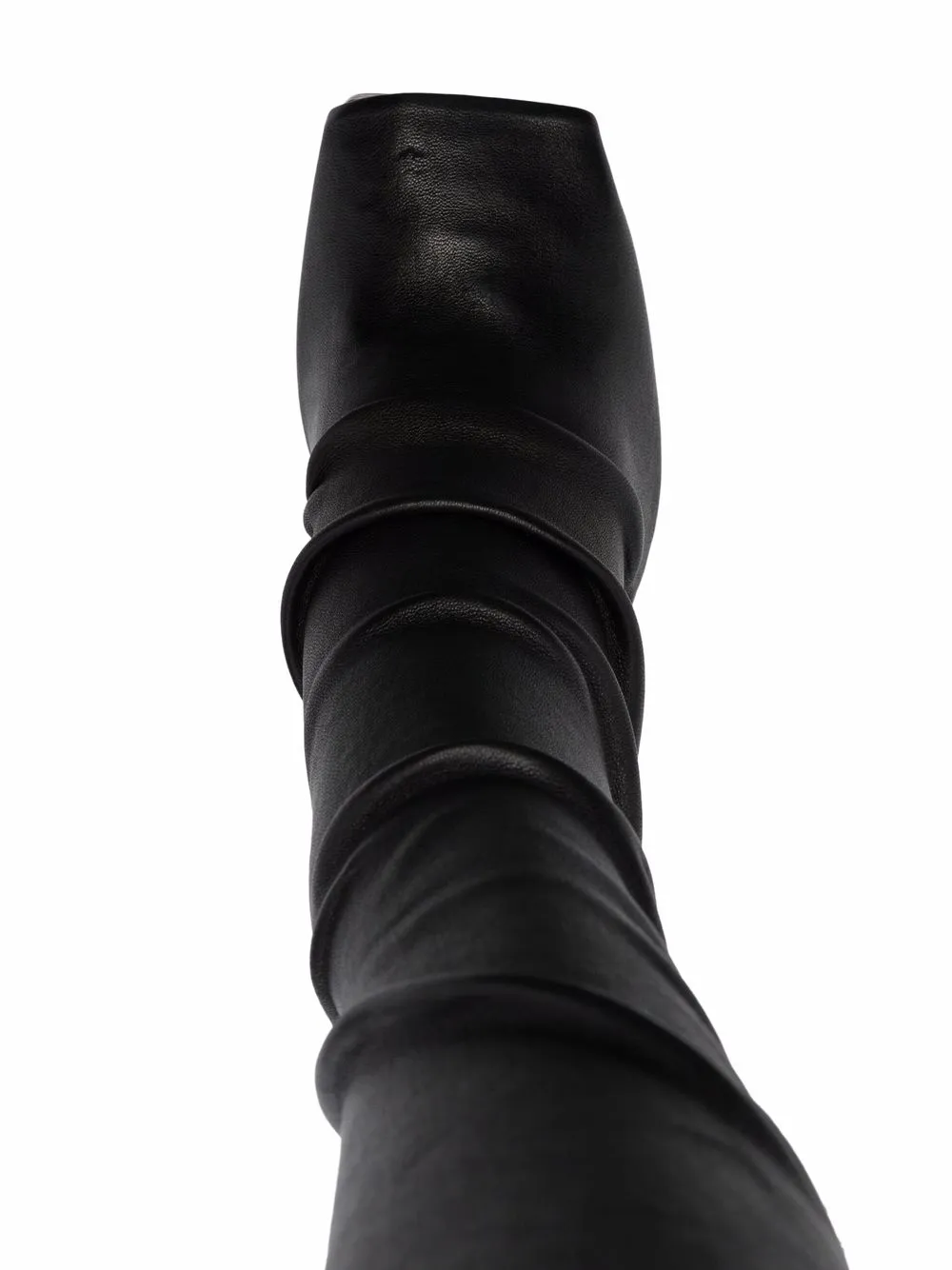 фото Rick owens ботфорты с квадратным носком