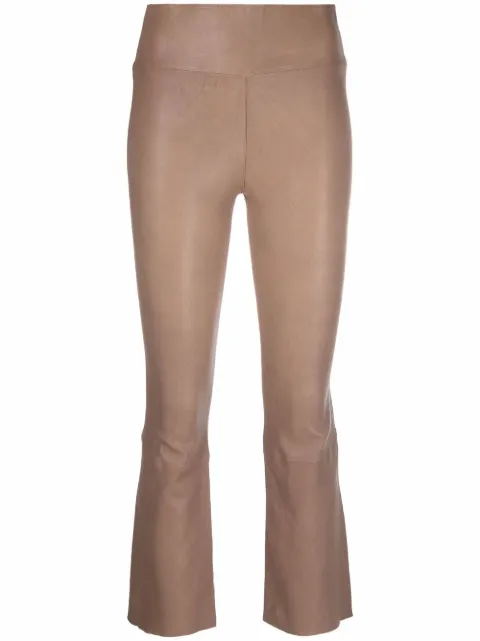 Sprwmn pantalones acampanados con tiro alto