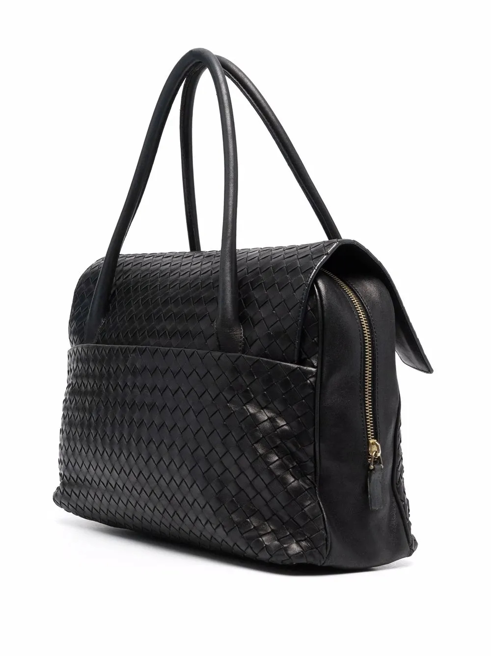 фото Bottega veneta pre-owned сумка-тоут с плетением intrecciato