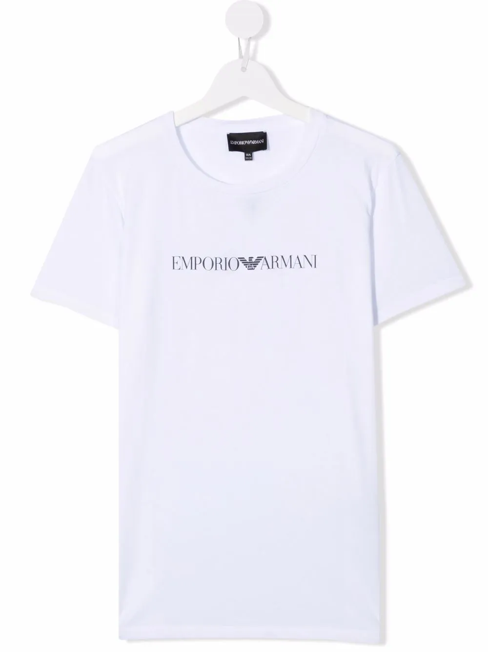 

Emporio Armani Kids playera con logo - Blanco