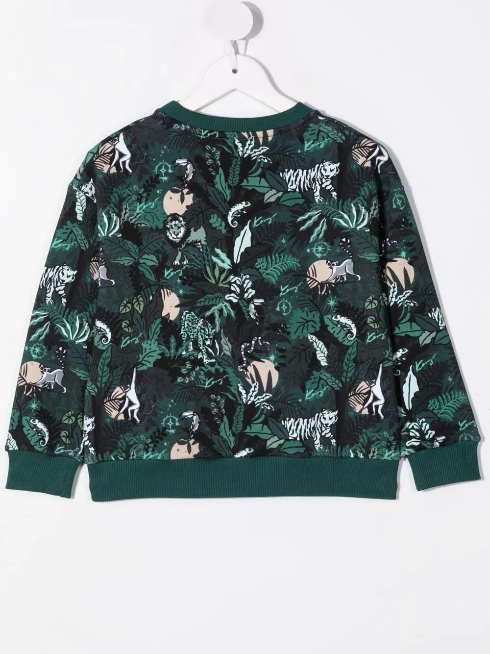 фото Kenzo kids толстовка с вышитым логотипом