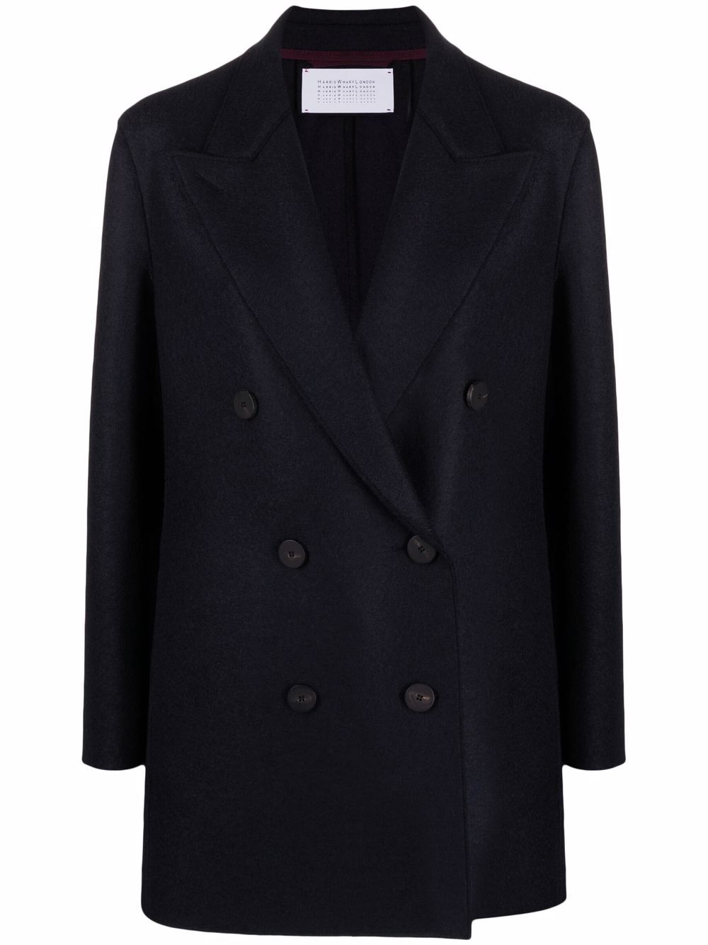 

Harris Wharf London double-breasted wool coat - Blue