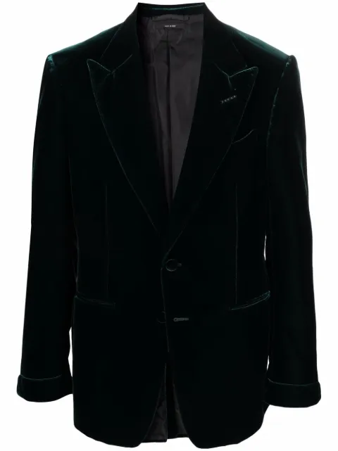 TOM FORD blazer de terciopelo con botones