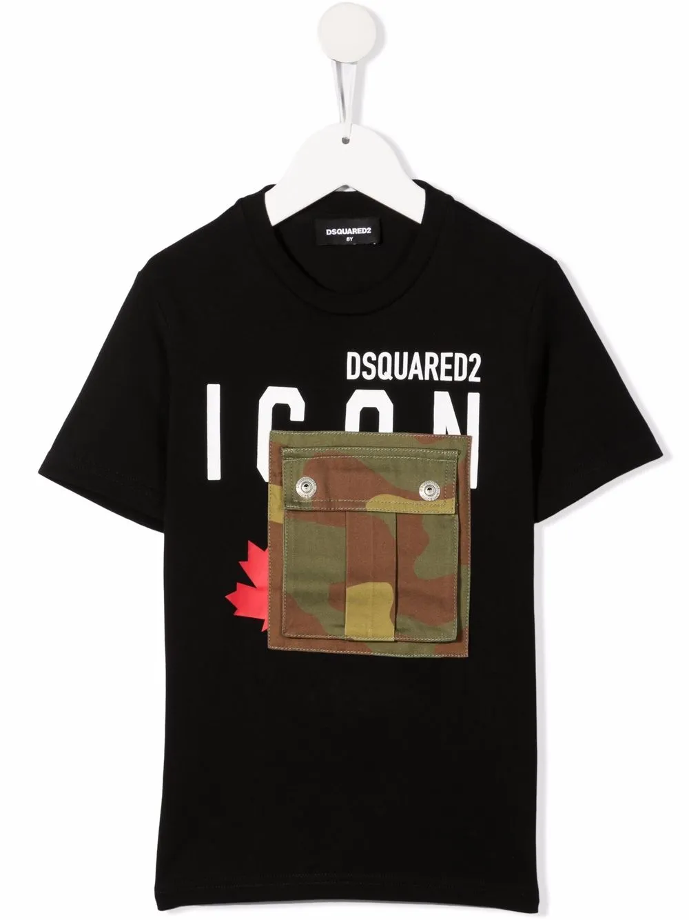 фото Dsquared2 kids футболка с карманом