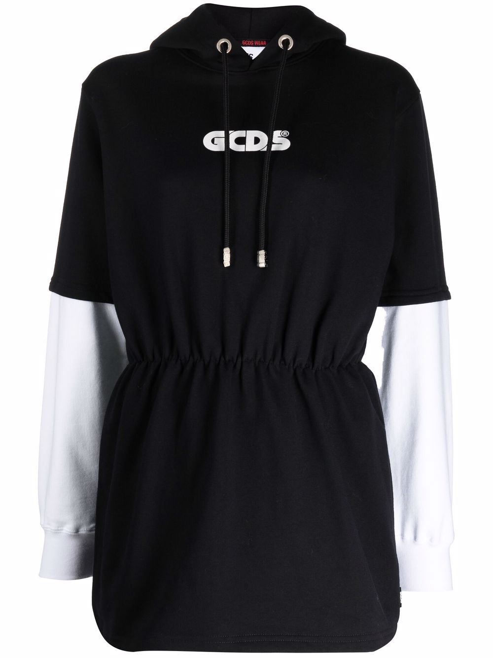 фото Gcds платье-худи с логотипом
