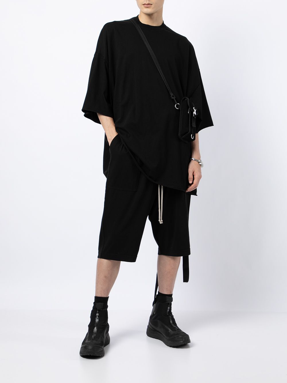 Rick Owens DRKSHDW Oversized T-shirt - Zwart