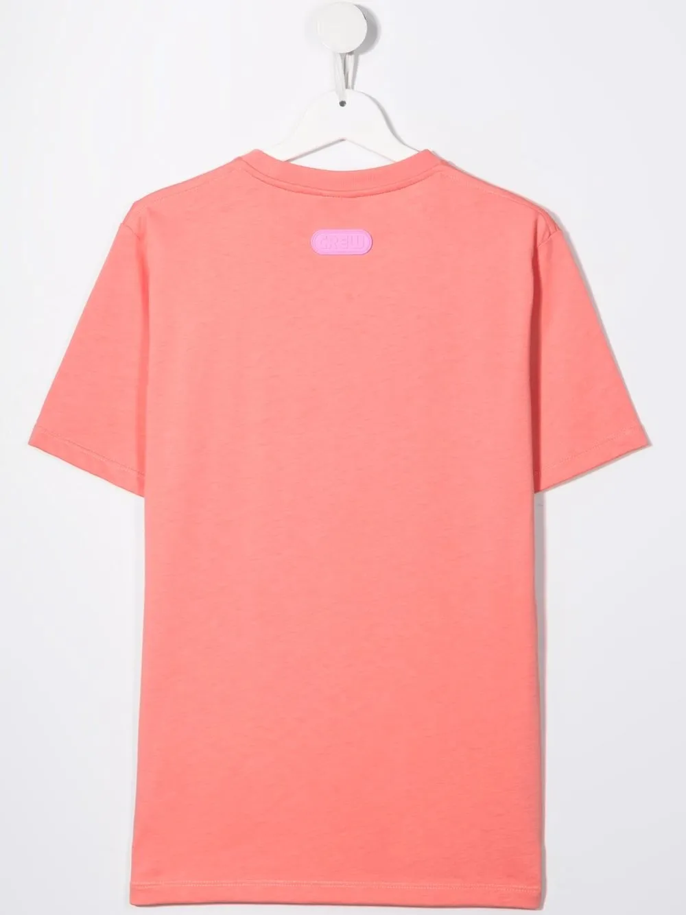 Gcds Kids T-shirt met logoprint - Roze