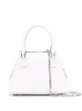 Maison Margiela micro 5AC leather tote bag - White