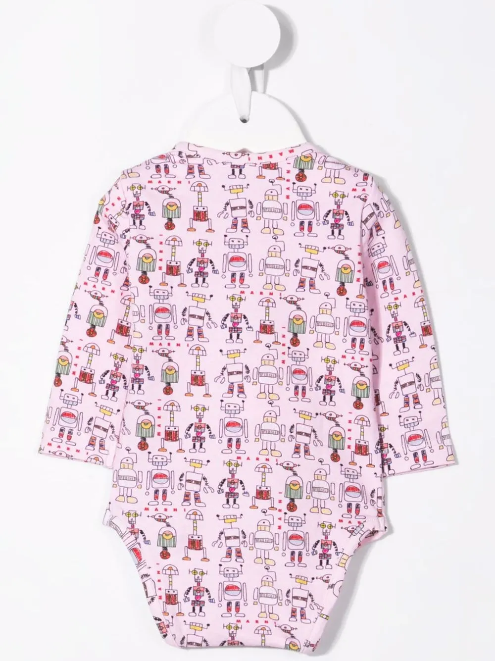 Marni Kids Romper met print Roze