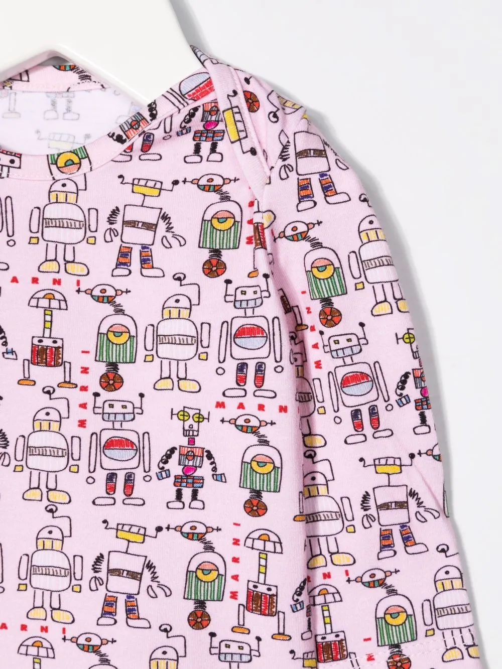 Marni Kids Romper met print Roze