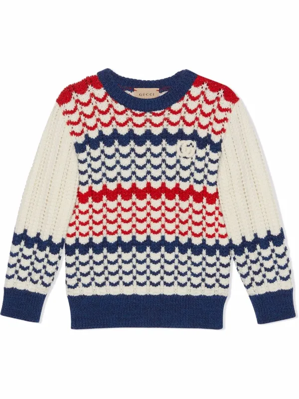 Gucci Kids GG intarsia-knit Wool Jumper - Farfetch