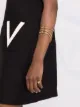 Valentino contrasting-trim short-sleeve dress