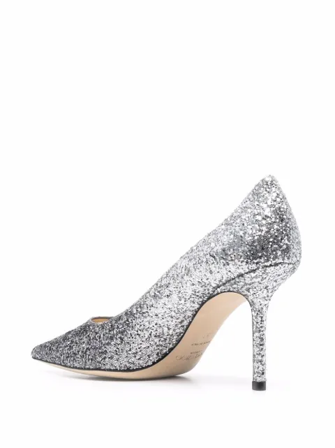 Jimmy Choo Love 85mm Glitter Pumps 