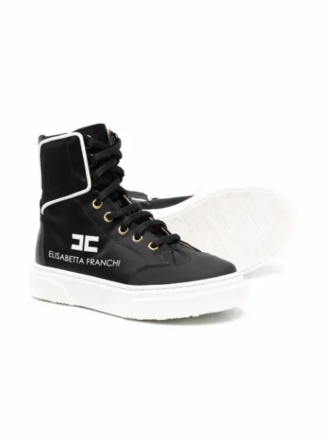 Elisabetta Franchi La Mia Bambina Sneakers alte con stampa