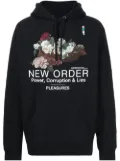 Pleasures New Order-print hoodie - Black
