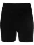 Jacquemus Le Short Arancia ribbed biker shorts - Black