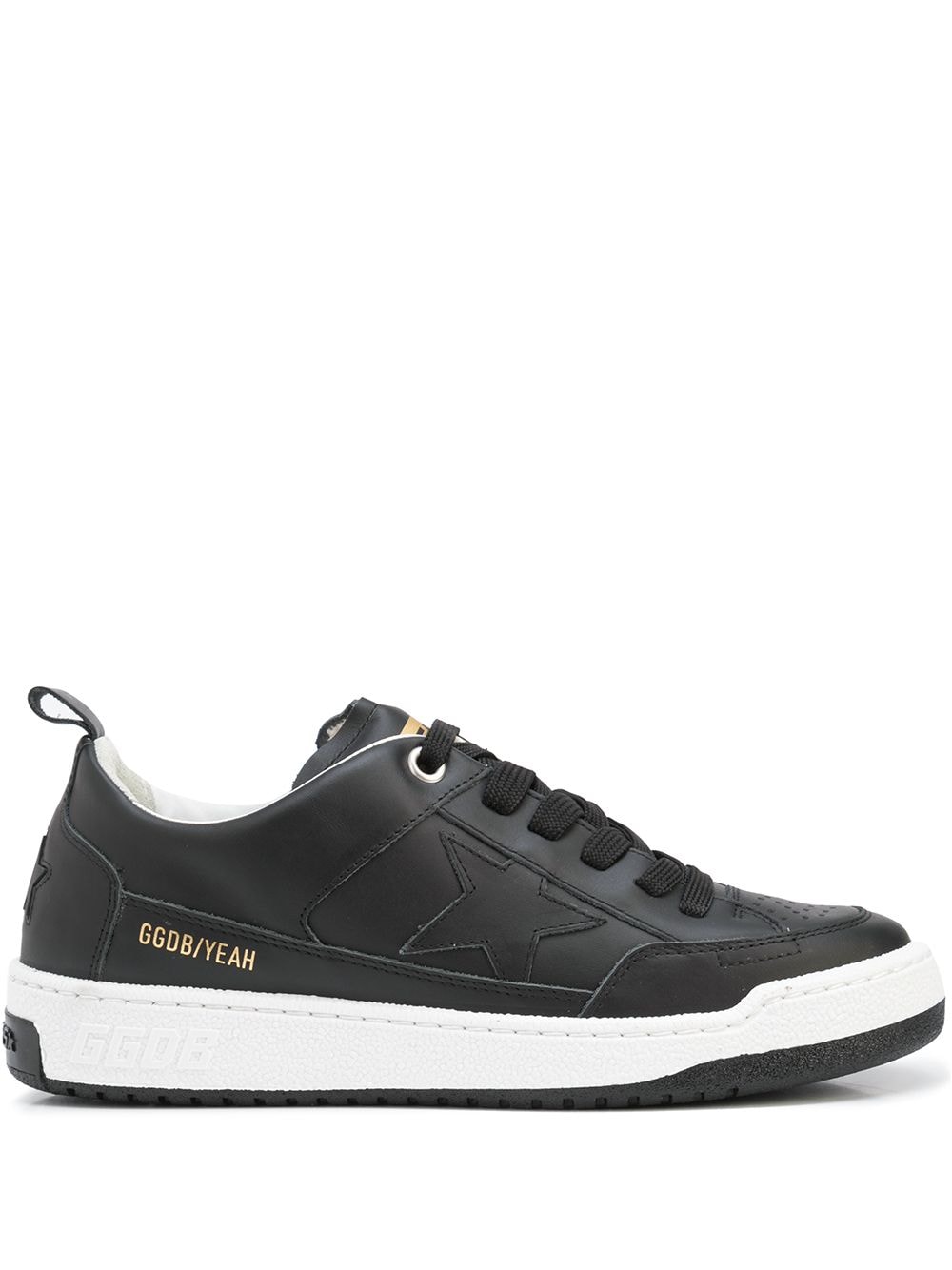 Image 1 of Golden Goose Yeah leather low-top sneakers