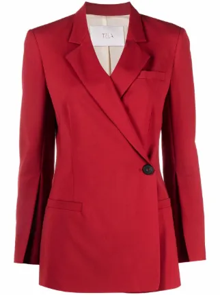 double-breasted tailored blazer 