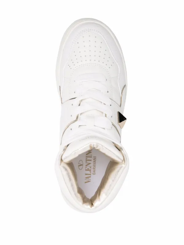 Valentino Garavani Roman Stud-embellishment lace-up Sneakers