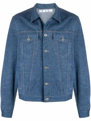 Off-White Denim Jackets for Men - Shop 